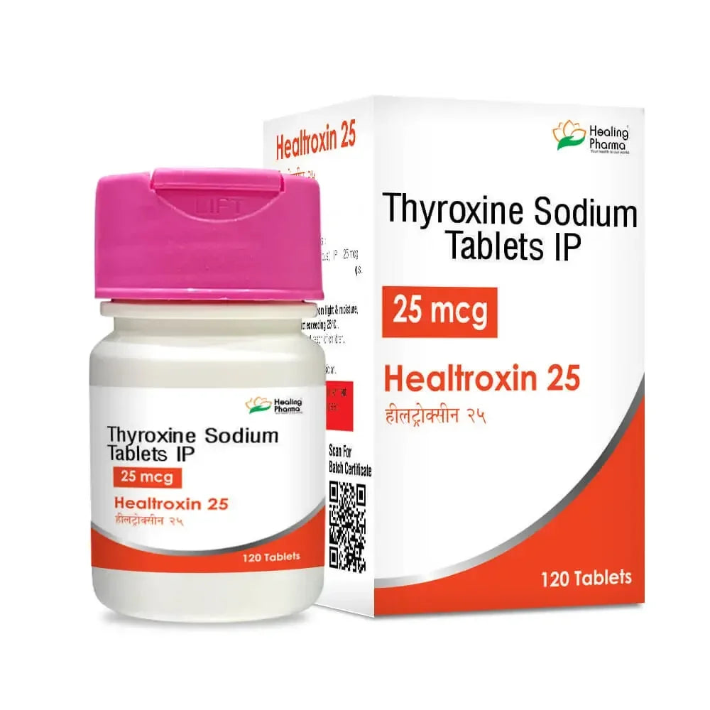 THYROXINE 25 MCG SODIUM TABLETS
