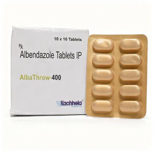 ALBENDAZOLE 400 MG TABLETS