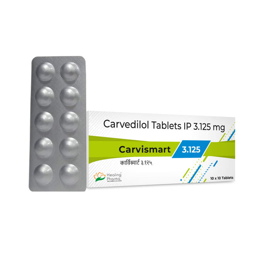 CARVEDILOL 3.125 MG TABLETS