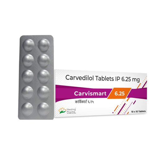 CARVEDILOL 6.25 MG TABLETS