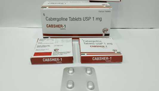 CABERGOLINE 1 MG TABLETS