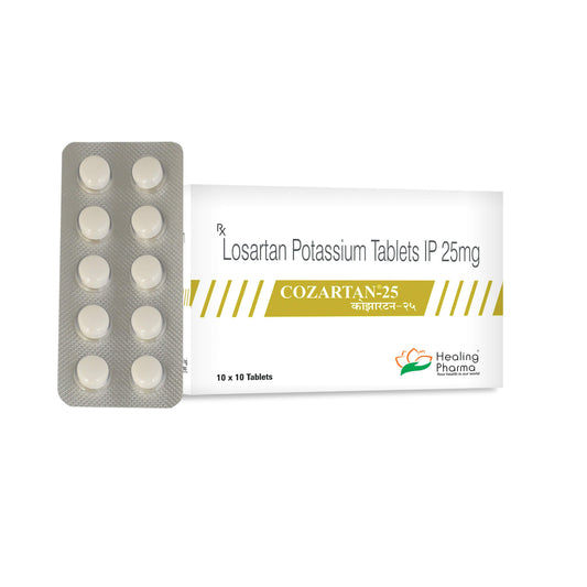 LOSARTAN POTASSIUM 25 MG TABLETS