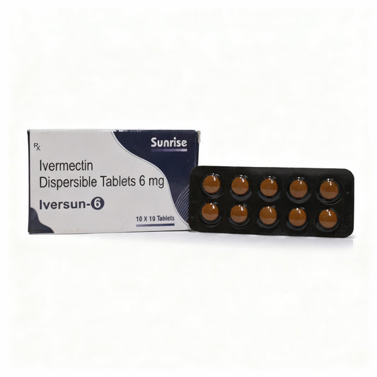 IVERMECTINE DISPERSIBLE 6 MG TABLETS