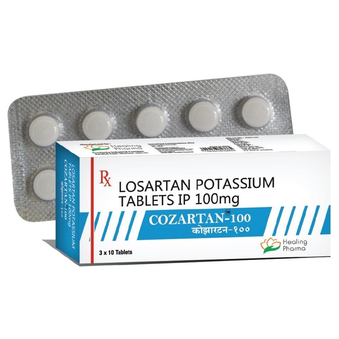 LOSARTAN POTASSIUM 100 MG TABLETS