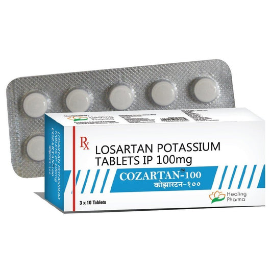 LOSARTAN POTASSIUM 100 MG TABLETS
