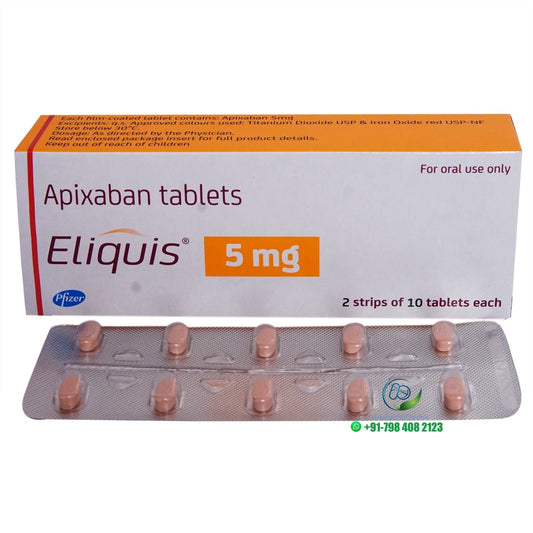 ELIQUIS 5 MG APIXABAN TABLETS