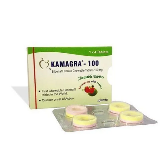 KAMAGRA 100 MG POLO CHEWABLE TABLETS