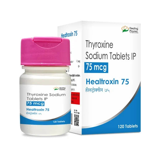 THYROXINE 75 MCG SODIUM TABLETS