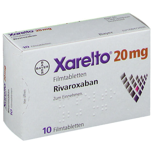 XARELTO 20 MG RIVAROXABAN TABLETS